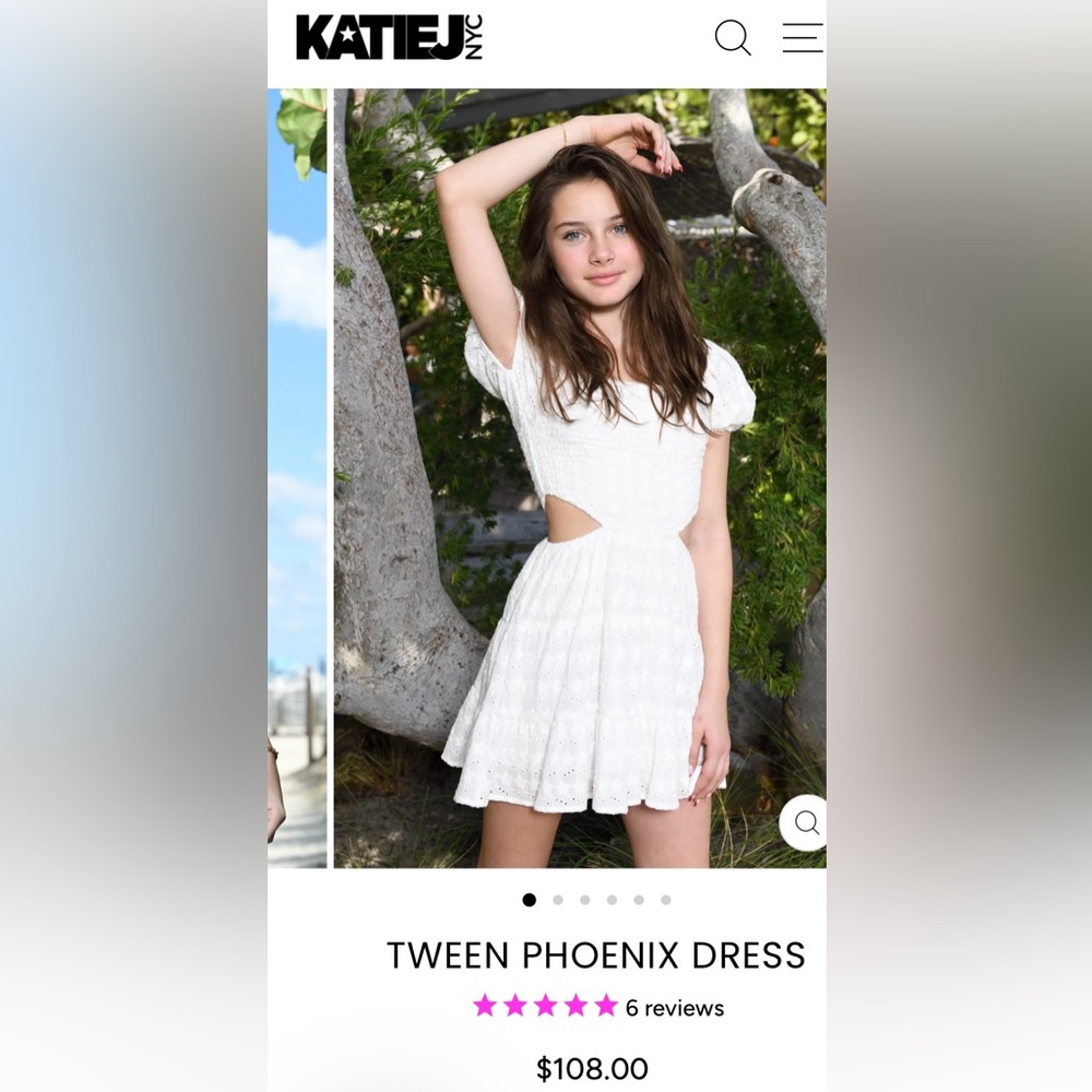 Charming Blue Tween Dress